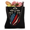 Paratrooper American Flag Design – Patriotic Skydiving Tote Bag