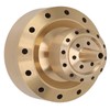 Copper Double Column Fountain Nozzle Music Fountain Landscape Scenery Nozzle