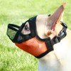 Short Snout Dog Muzzle - Adjustable Breathable Mesh Bulldog Muzzle,