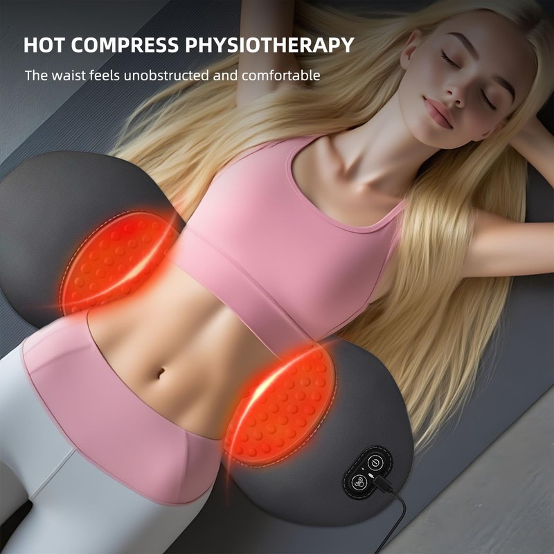 lewitools 3-in-1 Powered Lumbar Pillow with Airbag & Heat |
