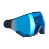 Black Crevice Replacement Visor with Full Protection (Blue)