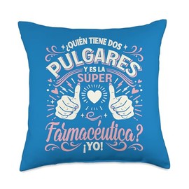 Súper Farmacéutica Regalo Para Una Farmaceutica Farmacia Throw Pillow
