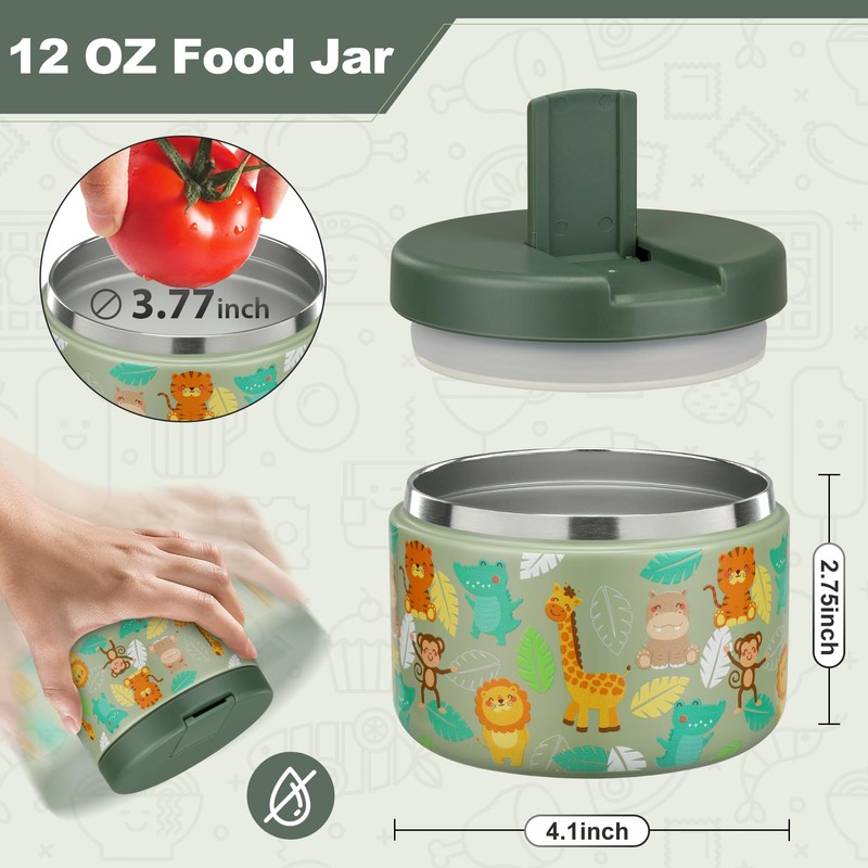 Itslife Thermal Food Container 350 ml Stainless Steel Warming Container,