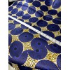 Navy, gold & black Ankara