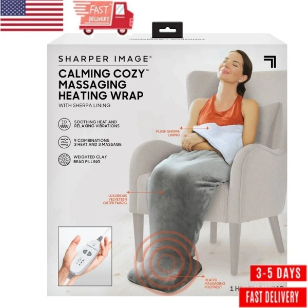 Unbranded Home Calming Cozy Massaging Heating Blanket & Massager Heating