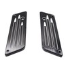SZYUMO 2pcs Aluminum Motorcycle Saddlebag Latch Cover Decorative Cover For
