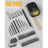 Cordless Drill, 20V MAX Power Drill Set with 2.0Ah Power