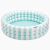 Maccabi Art Pastel Stripe Inflatable Pool – 5.5ft Round Blow