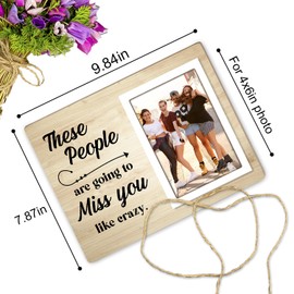 Itsoly Picture Frame Gift, These People Are Going To Miss You Coworker Leaving Photo Frame, Retirement, New Job Leaving Gifts, Going Away Gifts For Colleagues Coworkers, 4x6 Inch Photo 12P067