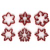 3CM Snowflake Set of 6 Cookie Fondant Clay Cutters