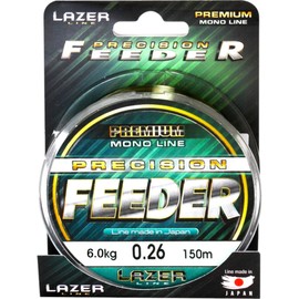 LAZER LINE Monofilament Fishing Line 150 m Diameter 0.26 mm Test 6.0 kg - Grass Green Line for Method Feeder - Carp Fishing Assembly - Carp Rig - Monofilament Fishing Tendon - Nylon Thread Leader -