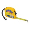 Aexit Yellow (Standard Parts) Plastic Shell Retractable Tapeline Ruler Measuring