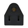 BloomGrow US Plug Adapter 120V to 240V Black Plug Converter