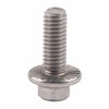 10pcs M6 Stainless Steel Flange Head Flange Head Screw Flange