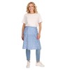 Apron Cotton Colourful Floral Apron Half Apron Cooking Apron, blue