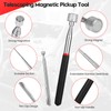 3 Pack Telescoping Magnet Pick-up Tool Set, Extendable Magnetic Pick