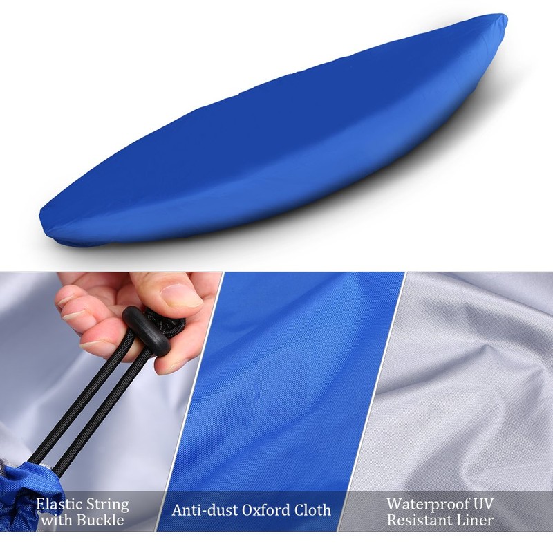 Lixada Professional Universal Kayak Cover Canoe Boat Waterproof UV Resistant