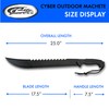 Szco Supplies 25" Full-Tang Saw Back Machete with Nylon Sheath