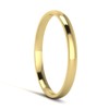 LANDA JEWEL Unisex 14k Yellow Gold 2mm Light Court Shape