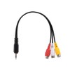 xinyee 3.5mm Jack to 3 RCA o Video Cable Male