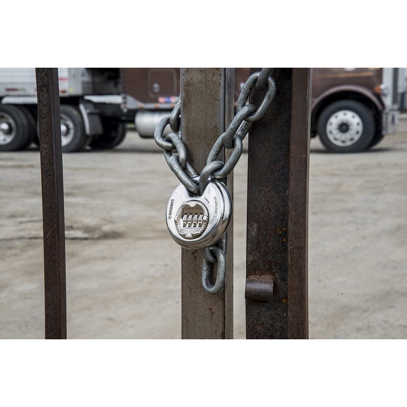 BRINKS – Heavy Duty Combination Padlock – 80mm Chrome Plated