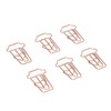 100pcs Paper Clips Innovative Cute Rose Coffee Cup Shape Reusable