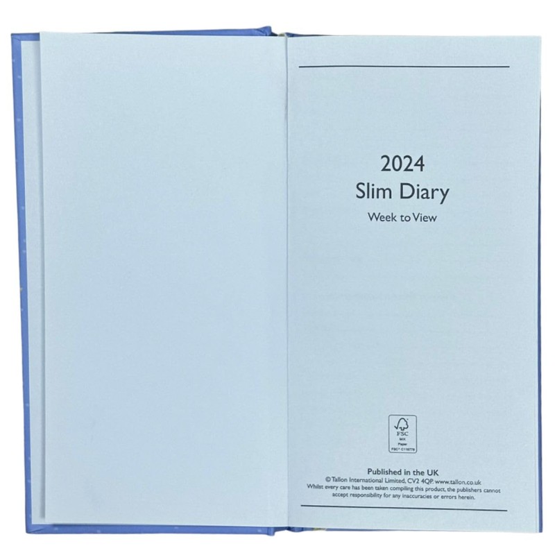 2025 Week To View Diary Slim Diary And Fashion Diary