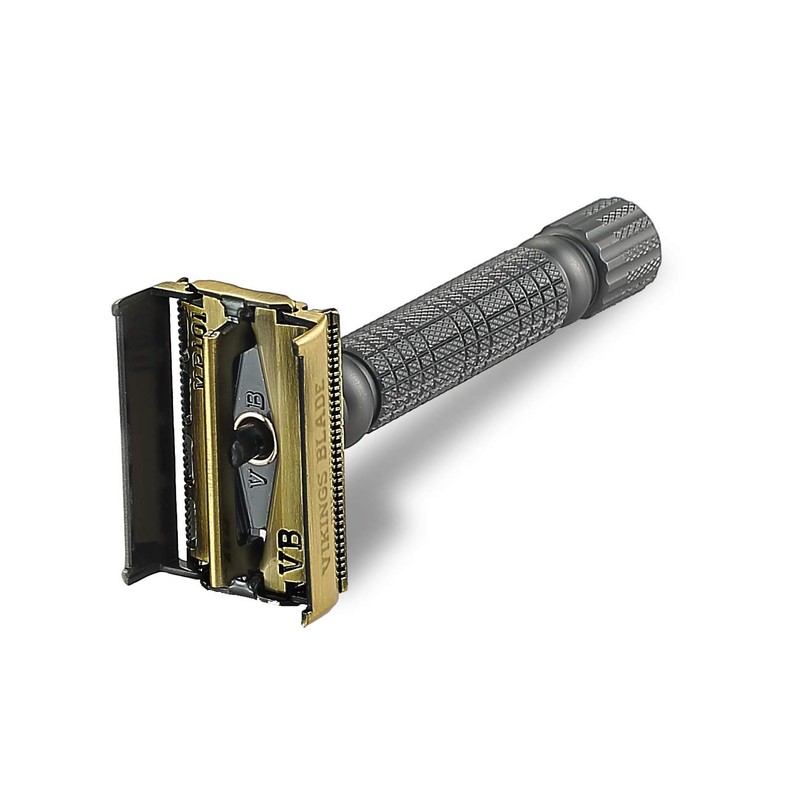VIKINGS BLADE Double Edge Safety Razor for Men + 5
