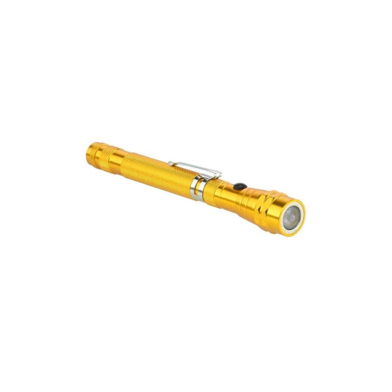 LED Flashlight with Telescope Magnetic Pickup Flex Head Magnetic Front