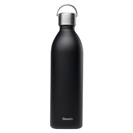 Qwetch - Vacuum Flask Active Matt, Black, 1 L