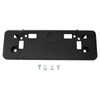 TRQ Front License Plate Bracket Black Compatible with 2015-2017 Lexus