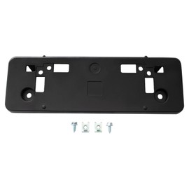 TRQ Front License Plate Bracket Black Compatible with 2015-2017 Lexus NX200t LX1068127
