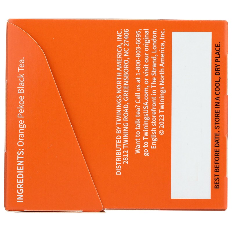 Twinings Ceylon Orange Pekoe Tea, Tea Bags, 20 ct
