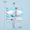 Yardwe 3 Pcs Nautical Wall Hooks Towel Robe Coat Hat