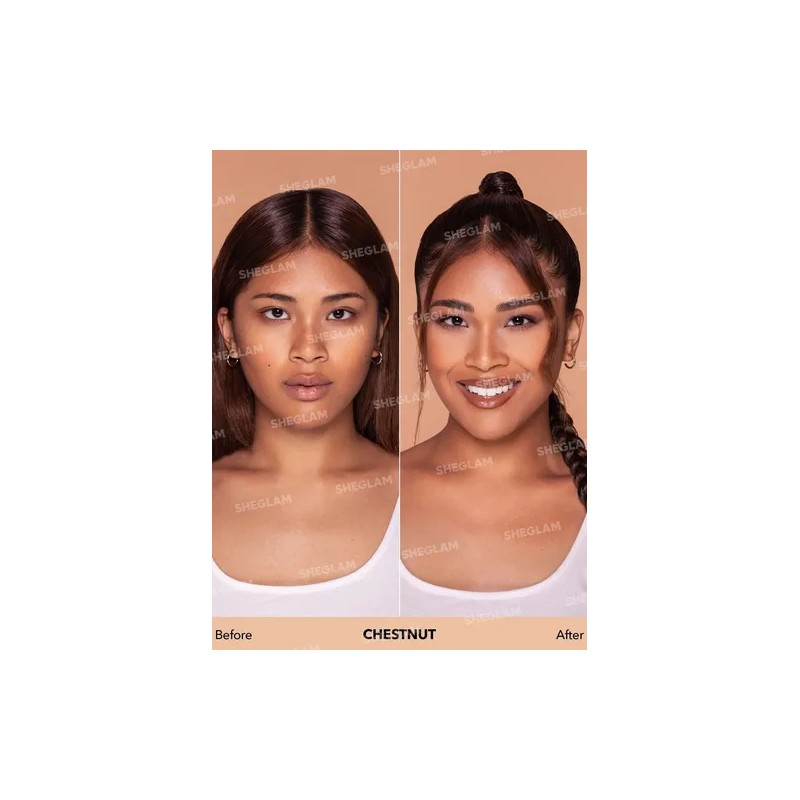 Sheglam Complexion Pro Base Líquida Larga Duración Chestnut