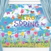 Chunnin Tulip Window Clings Stickers Hello Spring Window Clings Decals