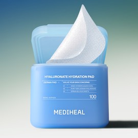 Mediheal Derma Toner Pad Hyaluronic Acid, 100 Pads, 1 Count