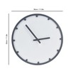 Wooden Wall Clock Silent Non Ticking Round Clock with Hook