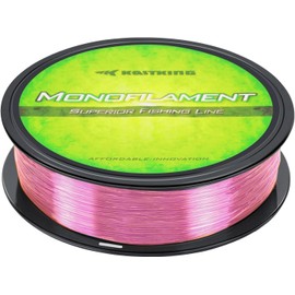 KastKing Línea de pesca de monofilamento premium, amortiguador rosa, 300 yardas, 6.8 kg