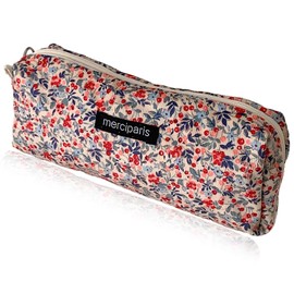 FDHBDF Floral Makeup Bag, Cute Pencil Case, Zip Pencil Case, Small Fresh Wash Bag for Girls