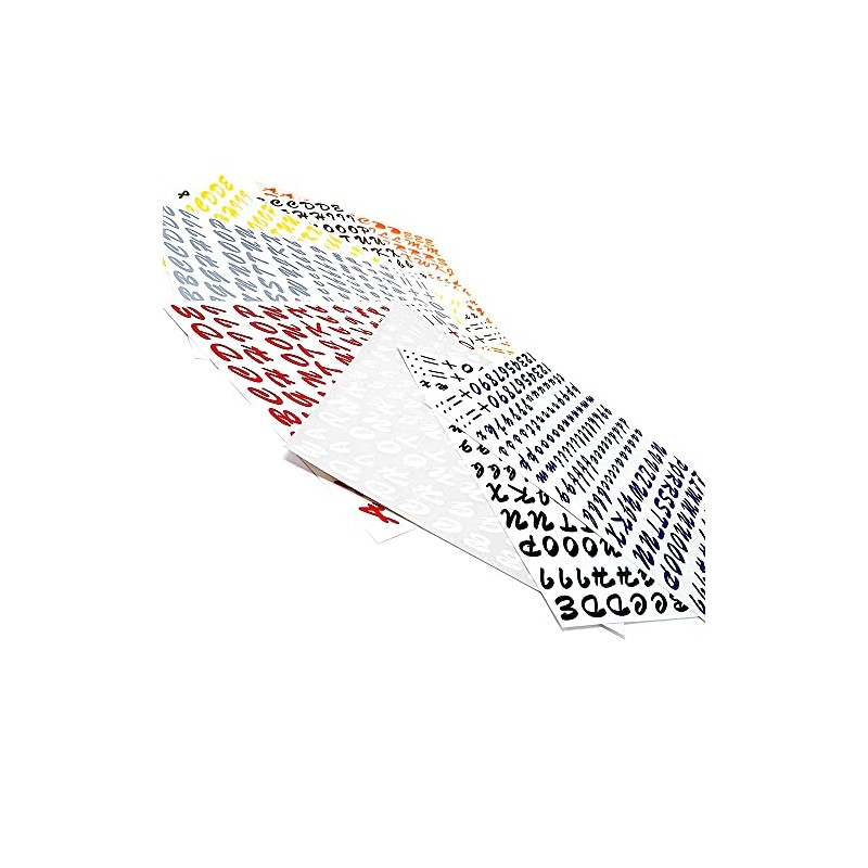 Quattroerre Letter Kit Stickers, Gold