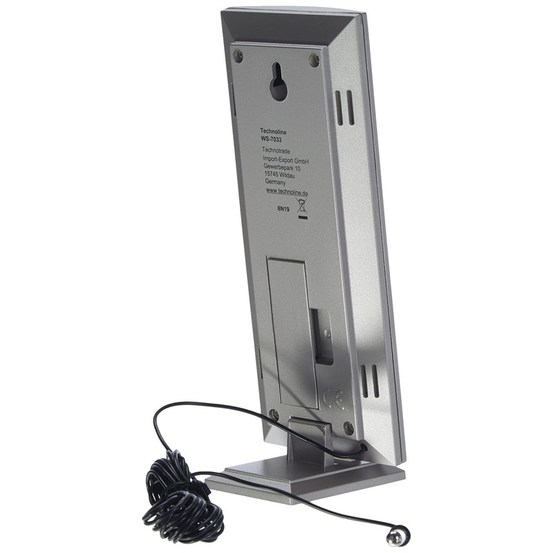 Technoline Weather Station WS 7033 with Cable Probe, Time Display
