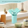 Cooking Utensils Set, 8 Pieces Kitchen Silicone Utensils Set with