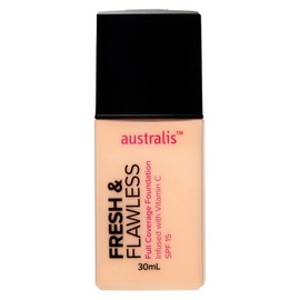 Australis Fresh & Flawless Full Coverage Foundation - Light Neutral