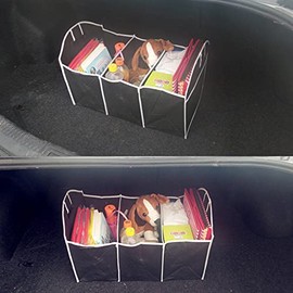 organizador para asiento trasero Organizador De Maletero De Coche, Bolsa De La Compra De Almacenamiento De Maletero, Bolsa De Viaje De Almacenamiento 