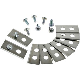 akku-net 9 x replacement blades / cutting blades for Worx Landroid WA0176 robotic lawnmower