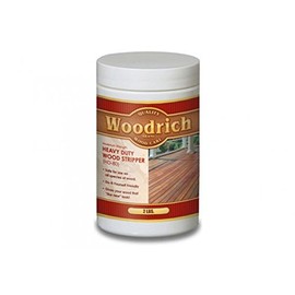 Woodrich Brand Heavy Duty Wood Stripper & Wood Cleaner for Wood Decks, Wood Fences, Wood Siding, and Log Cabins - HD80 Covers up to 750 Square Feet