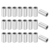 sourcing map Round Coupling Nuts, M6x1mm Female Thread 20mm(0.79") 304