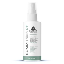 SummitSkin All-Natural Dog Wound Care and Hot Spot Spray: Healing Aid, Skin Repair, Clean Wounds, Allergy and Itchy Skin Relief, Moisturizing and Rapid Healing, Safe for All Animals - Non-Toxic, 4oz