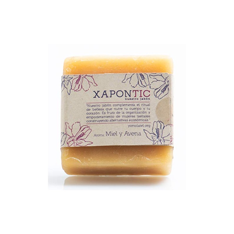 Kit Xapontic de 2 jabones artesanales (Miel-Avena y Lavanda) con